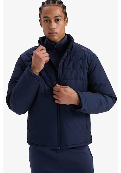 Defacto Defactofit Su İtici Regular Fit Fermuarlı Su Geçirmez Mont E9219ax25aunv238 Lacivert