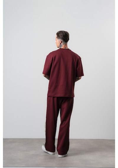 Respire Erkek Ffb Şerit Detaylı Regular Fit Eşofman Takımı Bordo