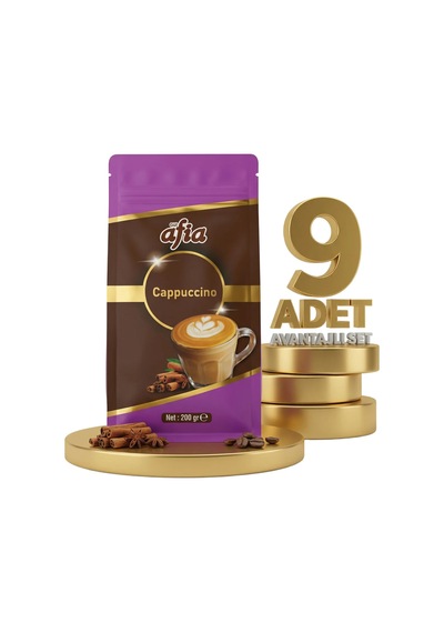 Afia Kapuçino 9x200 Gr Öğütülmüş