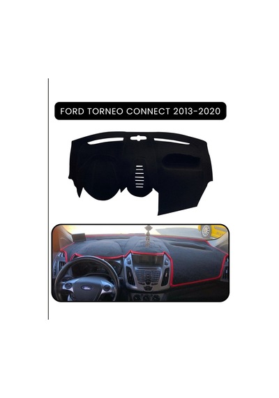 Ford Torneo Connect 2013-2020 Torpido Koruma Halısı Siyah Kenar
