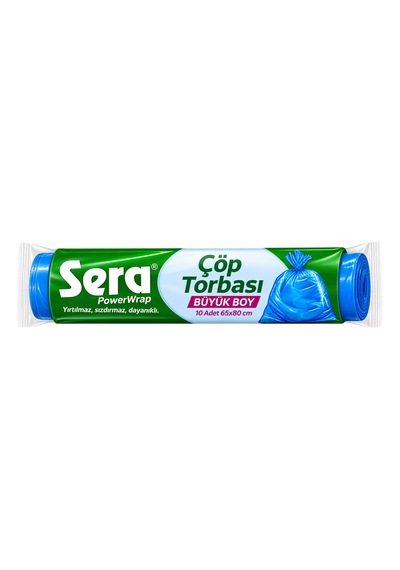 Sera Çöp Torbası Büyük Boy 10 Lu 65x80 Cm X 10 Adet
