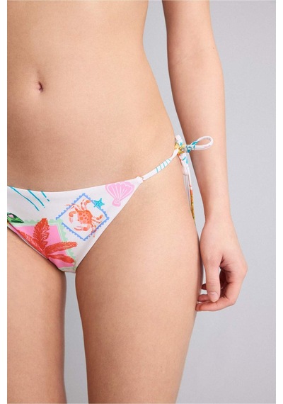 Defacto Regular Fıt Desenli Bikini Alt F5895ax26hswt16 Beyaz-wt16