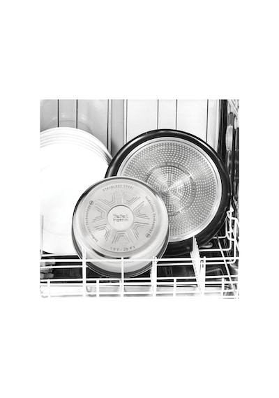 Tefal Titanyum Ingenio Unlimited 6x Büyük Set 12 Parça siyah