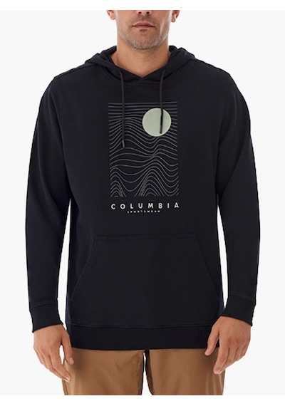 Columbia Cs0392 Csc M Linear Drifts Hoodie Erkek Sweatshirt Siyah