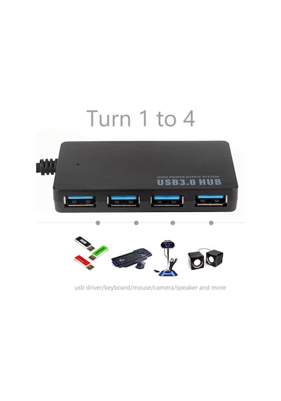 4 Port Usb 3.0 Çoğaltıcı Çoklayıcı Hub Çoklama Çoklu Cihaz Aygıt