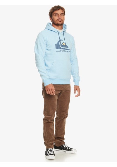 Quiksilver Big Logo Hood Erkek Swearshirt-25130 Açık Mavi
