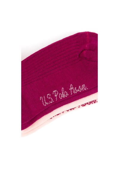 U.s. Polo Assn. Kız Çocuk Fuşya Çorap Soket 50318075-vr023 Fusya