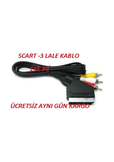 Rca To Scart Kablo Piley Siteyşin Iki 2 Av Tv Ara Kablosu Ps3 R56