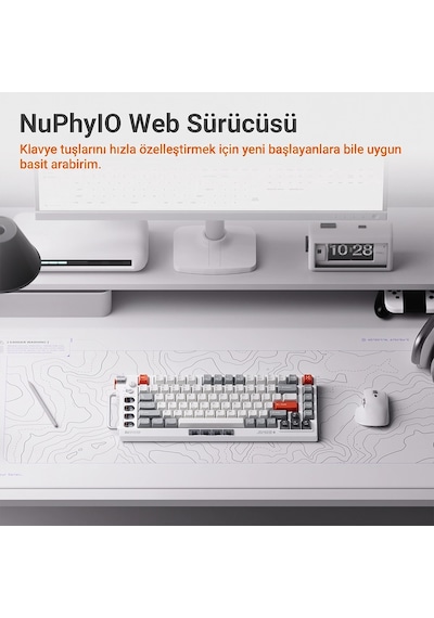 Nuphy Field75 He V2 Hall Effect Mekanik Oyuncu Klavyesi
