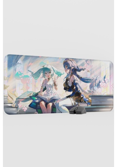 Faruzan Genshin Impact Anime Gacha V5 - 90x40 Xxl Gaming Mouse Pad Fare Altlığı