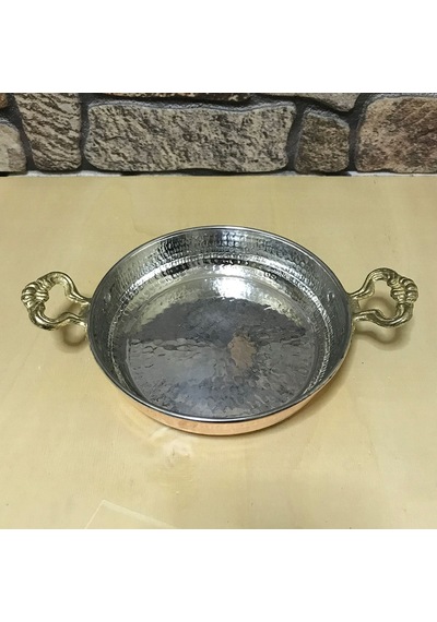 Dövme Bakır Tava 21 CM