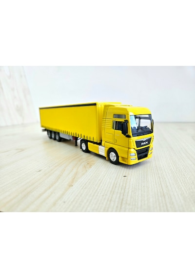 1/64 Ölçek Sarı Man Tgx Tır Maketi 25 Cm Boy