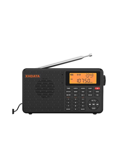 Xhdata D-109 Stereo Dijital Taşınabilir Radyo Am Sw Mw Fm Radyo Bluetooth D-109