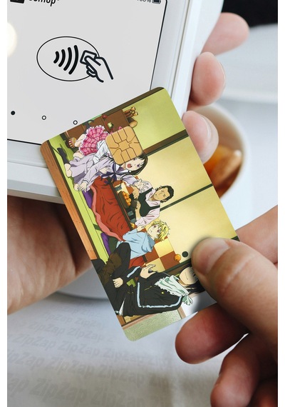 Noragami Kart Kaplama Sticker 8 Adet Çok Renkli