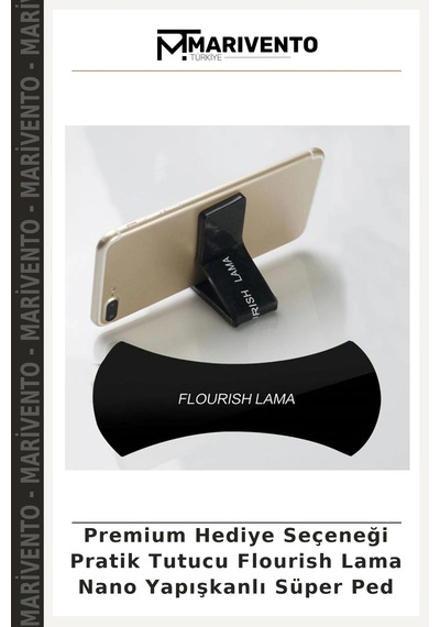 Premium Hediye Seçeneği Pratik Tutucu Flourish Lama Nano Yapışkanlı Süper Ped