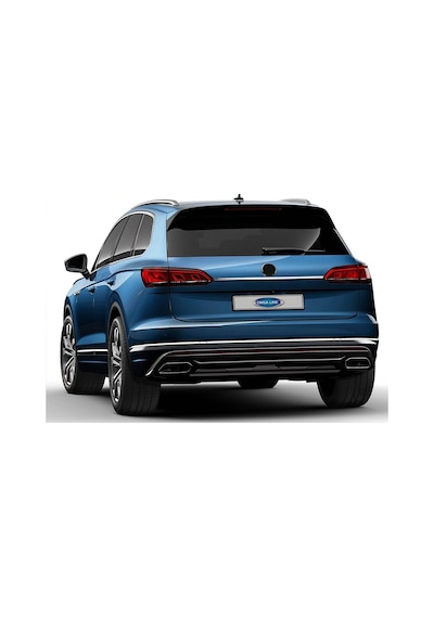Omsa Vw Touareg Krom Bagaj Çıtası Plaka Üstü 2018 Ve Sonrası