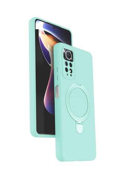 Newface - 394 - Xiaomi Redmi Note 12 Pro 4g Regal Magsafe Standlı Kapak - - Glblseme - Su Yeşili Diğer
