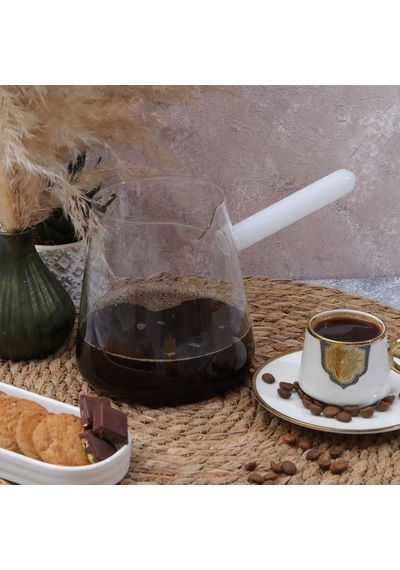 Arow Borosilikat Cam Cezve - 800 Ml - Pm-2713-b