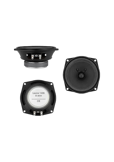 Sh Leone 1308 5'' 13 Cm 9 Ohm Rms 20 Watt Max 40 Watt 80x20 Mm Twetersiz Oto Hoparlör Najmaddin