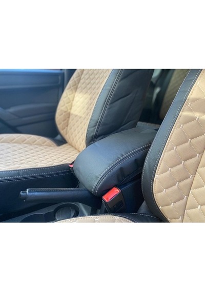 Volkswagen Caddy Araca Özel Deri Oto Koltuk Kılıfı (500736405)