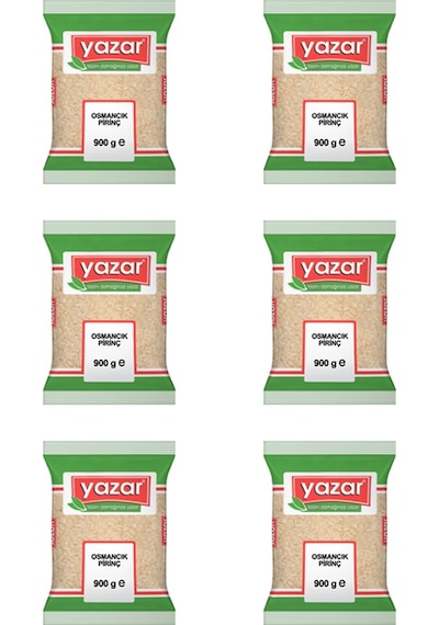 Yazar Osmancık Pirinç 6 x 900 G
