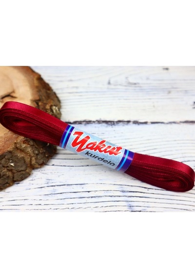 FdayAksesuar 1 cm Saten Kurdele Bordo 1 Top 5 Metre FRDY24008