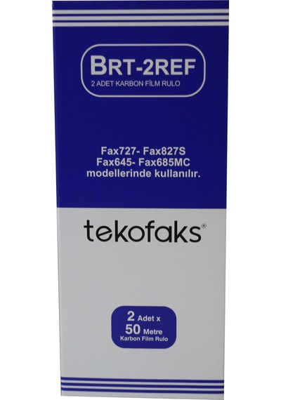 Tekofax 645-685-727-827 2 Li Uyumlu Fax Filmi 402Rf