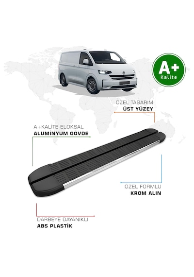 Volkswagen Transporter Yan Basamak Uzun Şasi 2025 Model Ve Sonras
