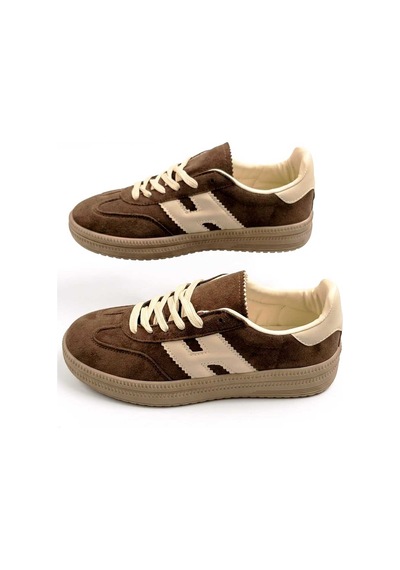 Mcdark Kadın Kahve Süet Sneaker Ayakkabı