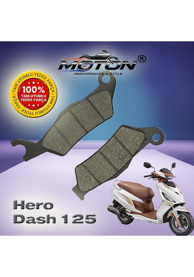 Hero Dash 125 Uyumlu, Yüksek Kaliteli Ön Disk Fren Balatası