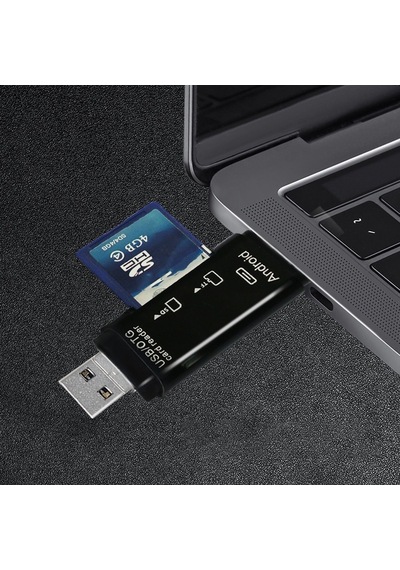 Valkyrie Otg Type C & Micro Usb & Usb 3İn1 Kart Okuyucu Usb2.0