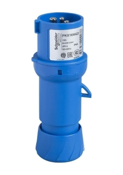 Schneider Pkx16M423, Düz Fiş, 3X16 Amper, Monofaze, 2P+T, Ip44, Hızlı Bağlantı