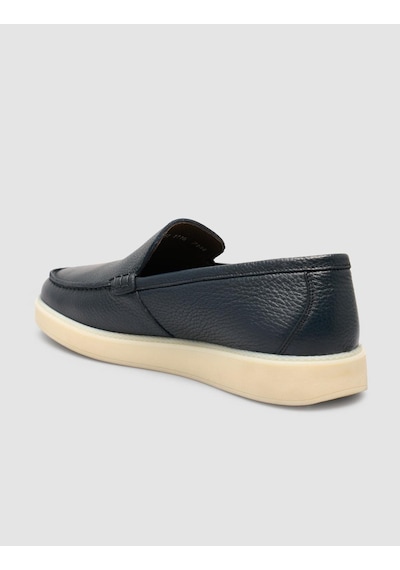 Cabani %100 Lacivert Erkek Loafer Ayakkabı Lacivert