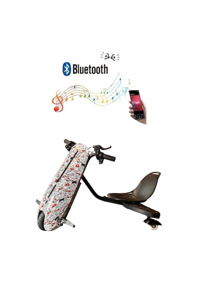 Citymate Drift Car Elektrikli Kaykay Bluetooth Dirift Kar Hoverboard Scooter Ledli Bluetoothlu D30