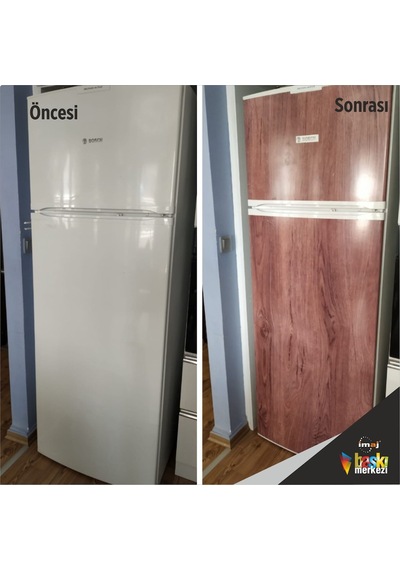 Buzdolabı-Bulaşık Makinesi Kapak Folyo Kaplama Ahşap Desen (389124858)