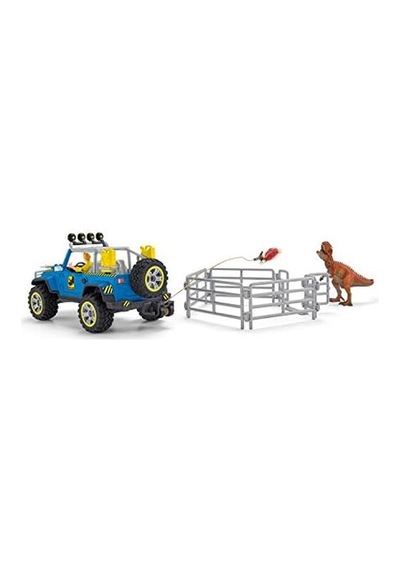 Araç Ve Dino Karakolu Açık Bej - Hardal