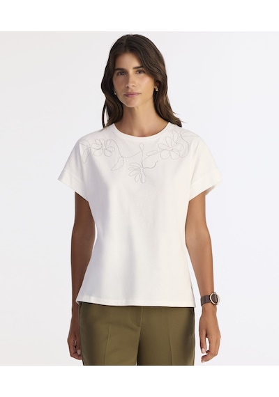 Yargıcı Regular Bisiklet Yaka Kısa Kol T-shirt 25kkts9015x 002 Beyaz