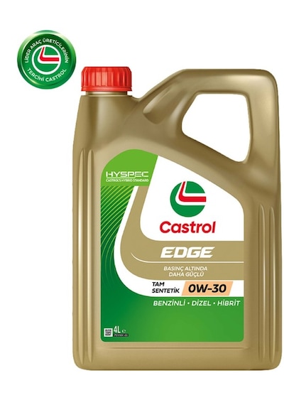 Castrol Edge 0W-30 Tam Sentetik Motor Yağı 4 L