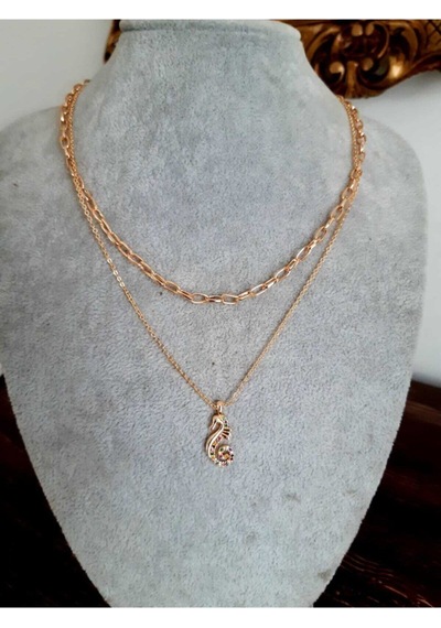 Deniz Atı Figürü Kolye Rose-gold - 151448437 Rose-gold