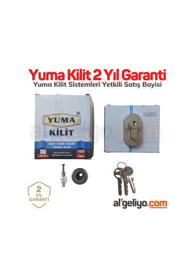 Yuma Cam Kapı Köşe Kilidi Ym-725 N11.1549