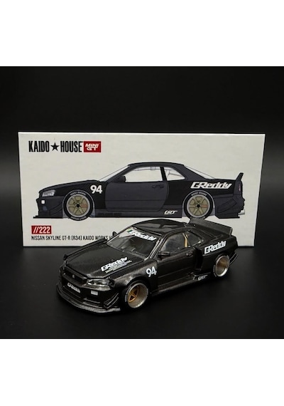 Mini Gt Kaidohouse Nissan Skyline Gt-r R34 Kaido Works Greddy V2 222 1/64 2026