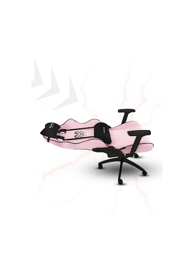 Rio Balerion Terletmez Kadife Kumaş Pembe Gaming Oyuncu Koltuğu - 2 Pembe
