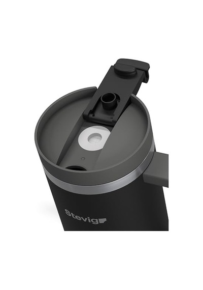 2 Moods Tuck-in Tumbler Sızdırmaz Çelik Termos 900 Mililitre Black St-236 Diğer