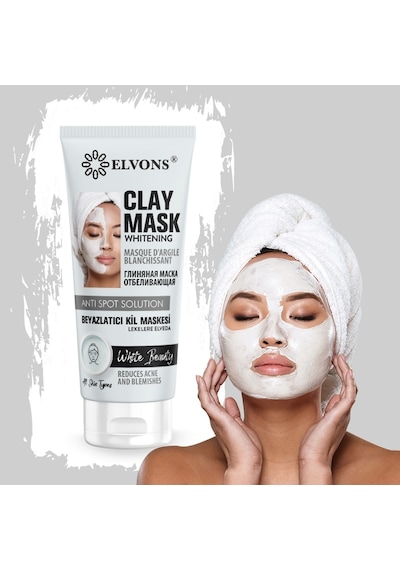 Elvons Beyazlatıcı Kil Maskesi 75 ML