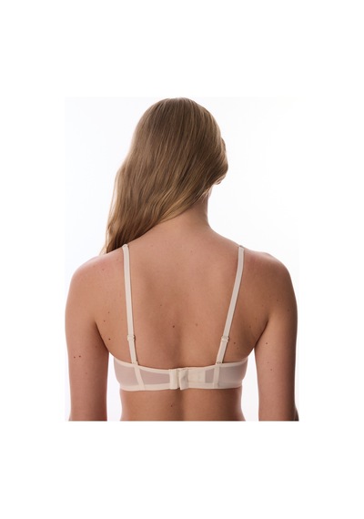 Penti Bej Lotus Straplez Broderie Balenli Sütyen