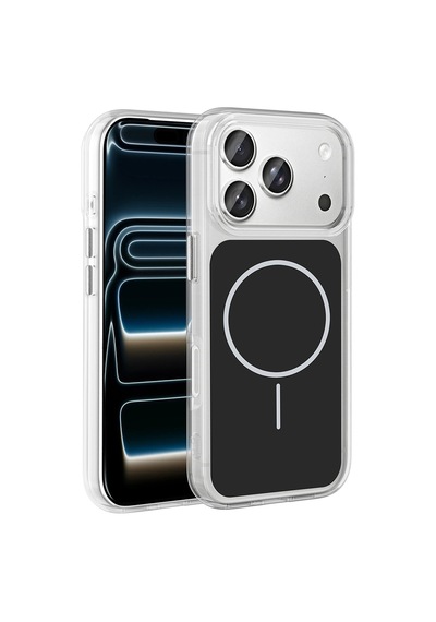 Apple iPhone Uyumlu 17 Pro Kılıf Metal Buton Tasarımlı Zore İkonik Sert Silikon Kapak Diğer