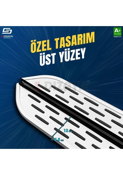 S-dizayn Citroen C5 Aircross 2 Hybrid Benzinli Oem Still Pro V1 Aluminyum Yan Basamak 193 Cm 2025 Üz
