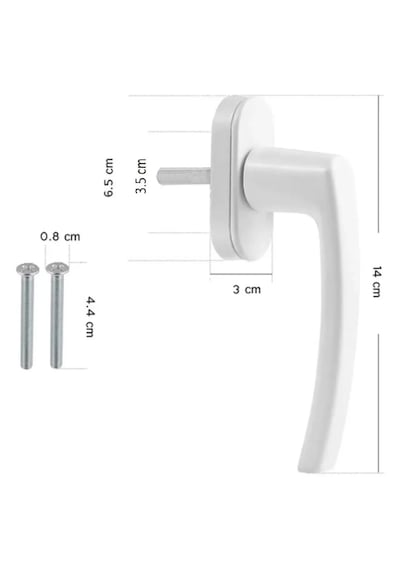 Pvc Pimapen Plastik Pencere Kolu Balkon Sürme Kapı Kolu