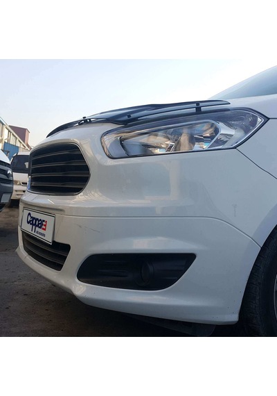 Cappafe Ford Courier Ön Kaput Koruyucu Rüzgarlık 4Mm Abs 2014-