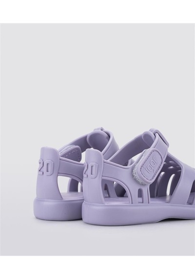 S10271 Tobby Solid Marka Kız Çocuk Sandalet Lila Lila